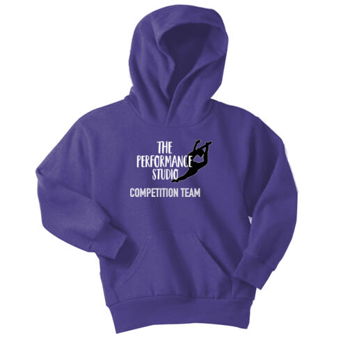Youth Core Fleece Pullover Hooded Sweatshirt - with Name Option 2 Thumbnail