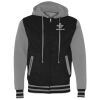 Unisex Heavyweight Varsity Full-Zip Hooded Sweatshirt Thumbnail