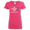 Women’s Glitter V-Neck T-Shirt Thumbnail